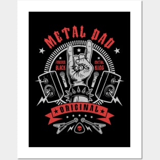 Metal Dad Posters and Art